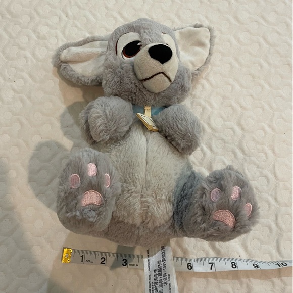 Disney Park Lady and The Tramp Baby Tramp Puppy Dog Stuffed Plush No Blanket - Picture 4 of 11